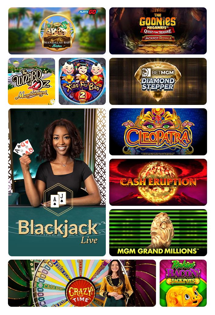 Casino games banner